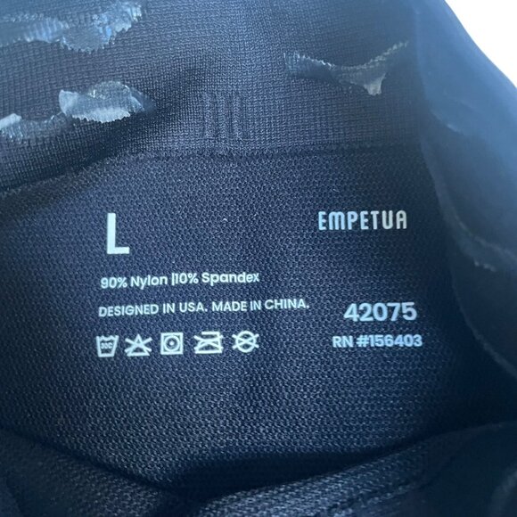 Bundle of 2 Shapermint Empetua High Waisted Shaping Leggings Black Sz LG 42075 - Picture 6 of 7